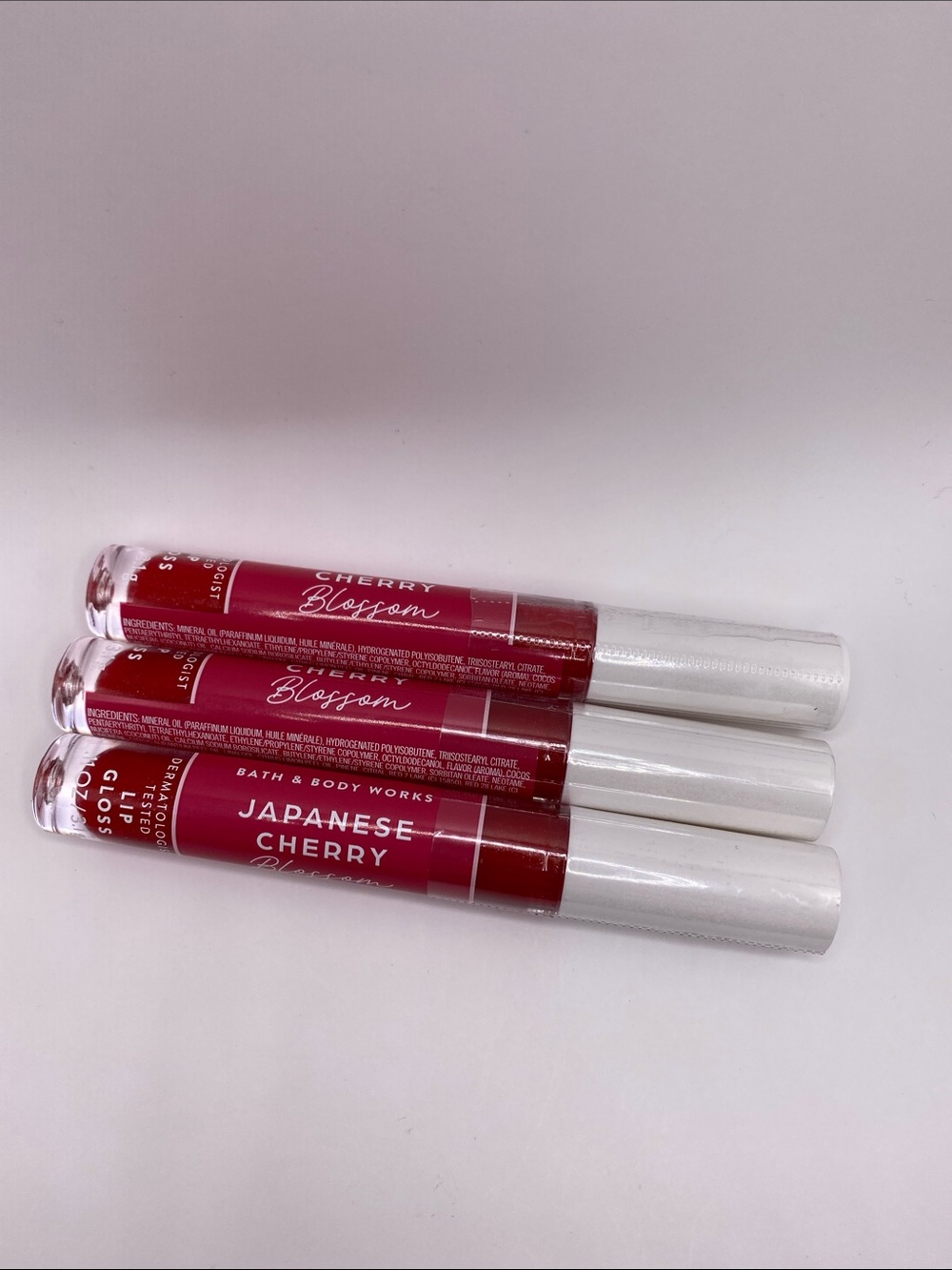 Bath & Body Works Japanese Cherry Blossom Lip Gloss Set